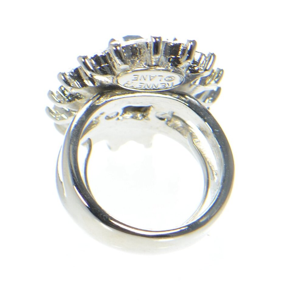 Kenneth Jay Lane Kjl Crystal Cocktail Ring - image 4